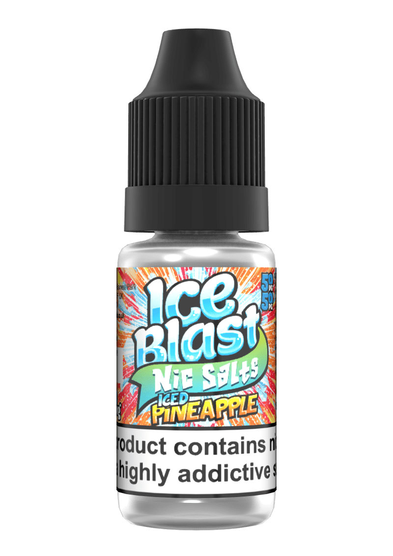 Product Image of ICED PINEAPPLE NIC SALTS E-LIQUID BY ICE BLAST SALTS 10ML