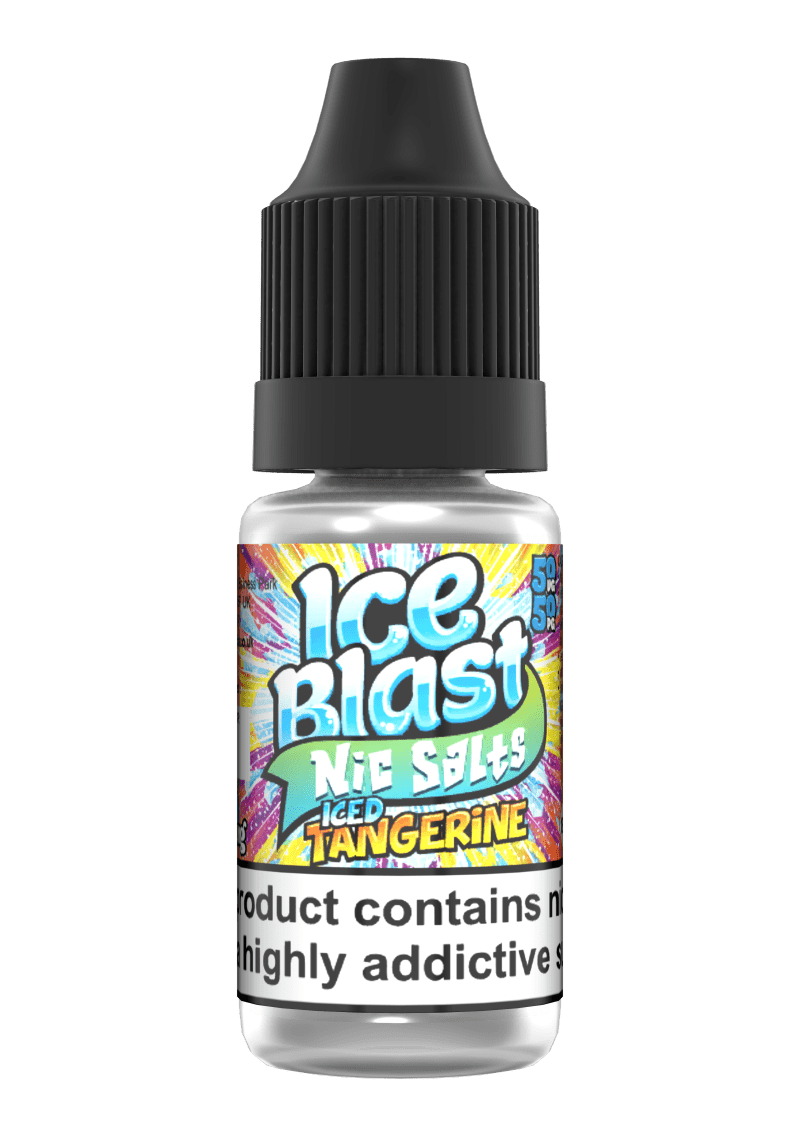 Product Image of Iced Tangerine Nic Salts E-liquid by Ice Blast Salts 10ml