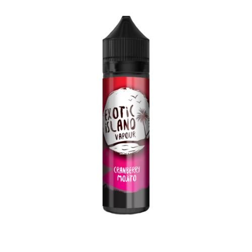 Product Image of Cranberry Mojito Shortfill E-liquid by Exotic Island 60ml