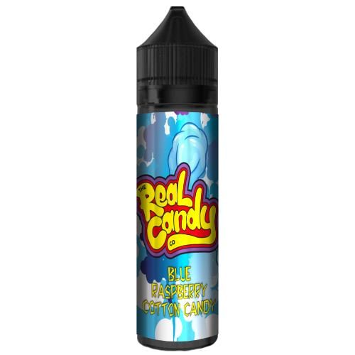 Product Image of Blue Raspberry Cotton Candy Shortfill E-liquid by The Real Candy Co 60ml