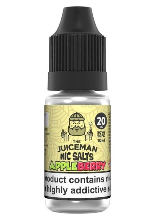 Product Image of Apple Berry Nic Salts Nic E-liquid by  The Juiceman 10ml