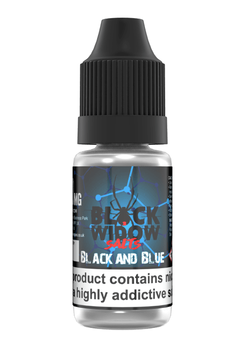 Product Image of Black and Blue Nic Salts E-liquid by Black Widow 10ml