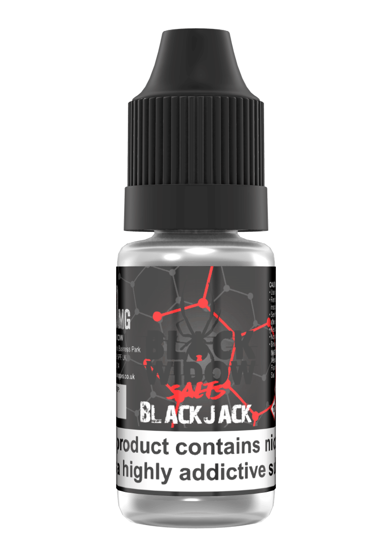 Product Image of Blackjack Nic Salts E-liquid by Black Widow 10ml