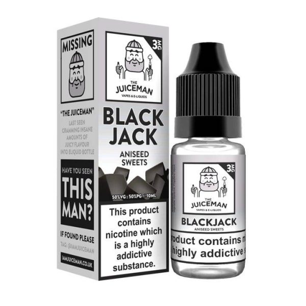 Product Image of Black Jack  TPD E-liquid by The Juiceman 10ml