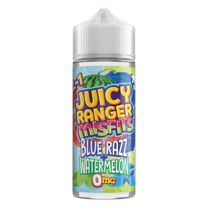 Product Image of Blue Razz & Watermelon Shortfill E-liquid by Juicy Ranger Misfits 100ml