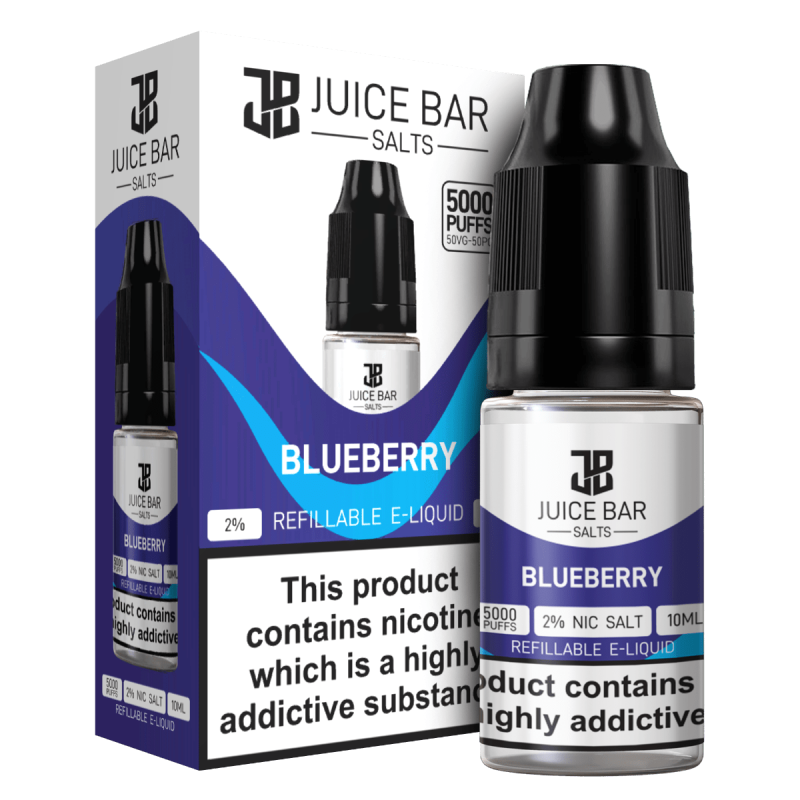 Product Image of Blueberry Nic Salts E-liquid by Juice  Bar 10ml