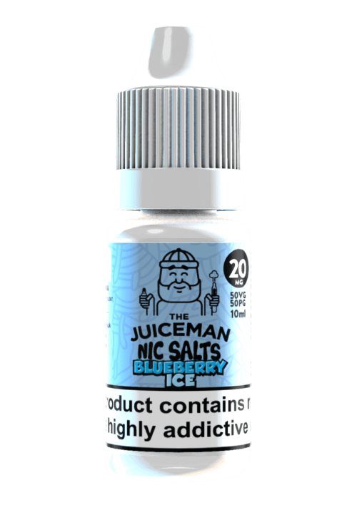 Product Image of Blueberry Ice Nic Salts Nic E-liquid by The Juiceman 10ml