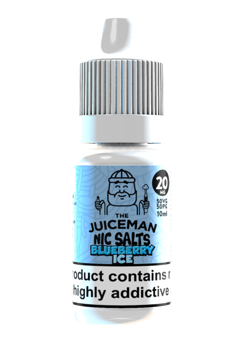 Product Image of Blueberry Ice Nic Salts Nic E-liquid by The Juiceman 10ml