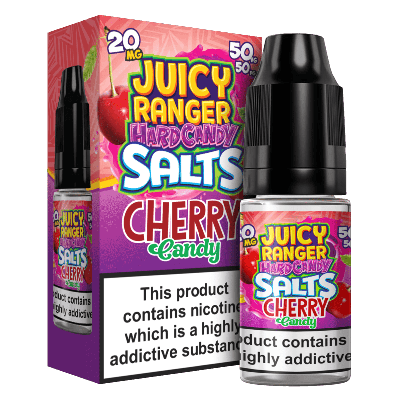 Product Image of Cherry Nic Salts E-liquid by Juicy Ranger Hard Candy 10ml