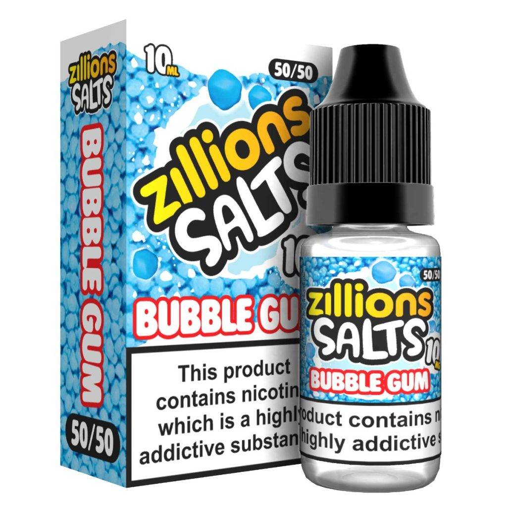 Product Image of Bubblegum Nic Salts E-liquid by Zillions 10ml