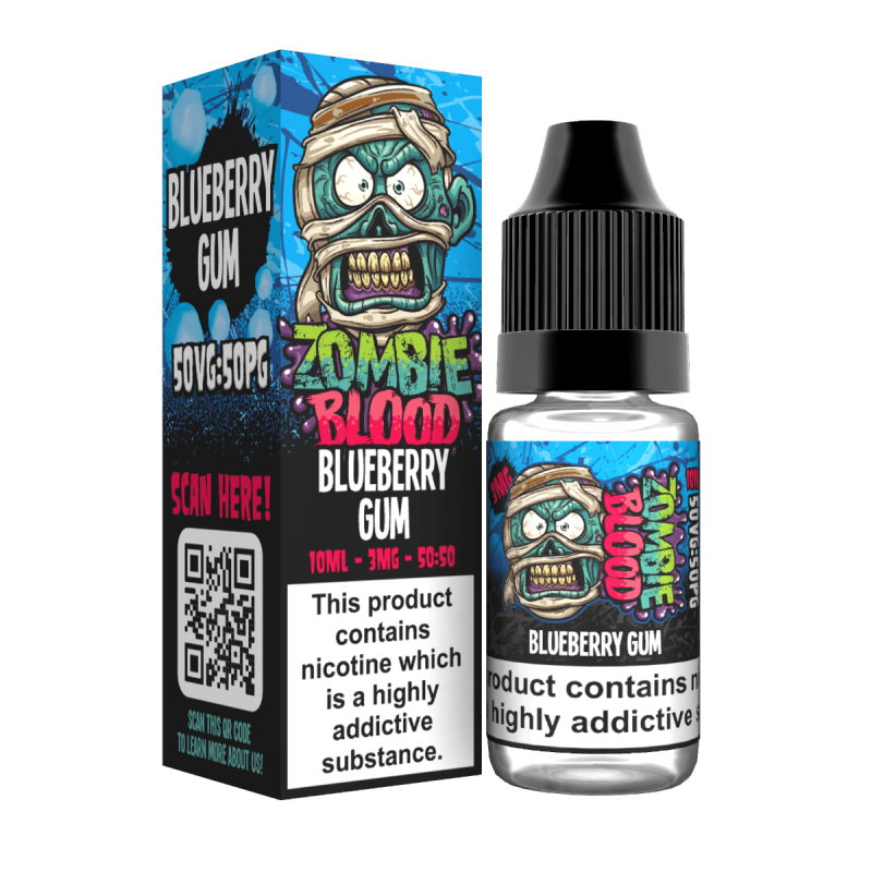 Product Image of Blueberry Gum TPD E-liquid by Zombie Blood 10ml