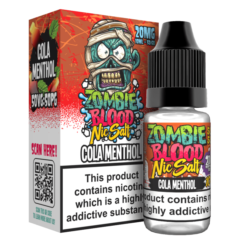 Product Image of Cola Menthol Nic Salts By Zombie Blood 10ml