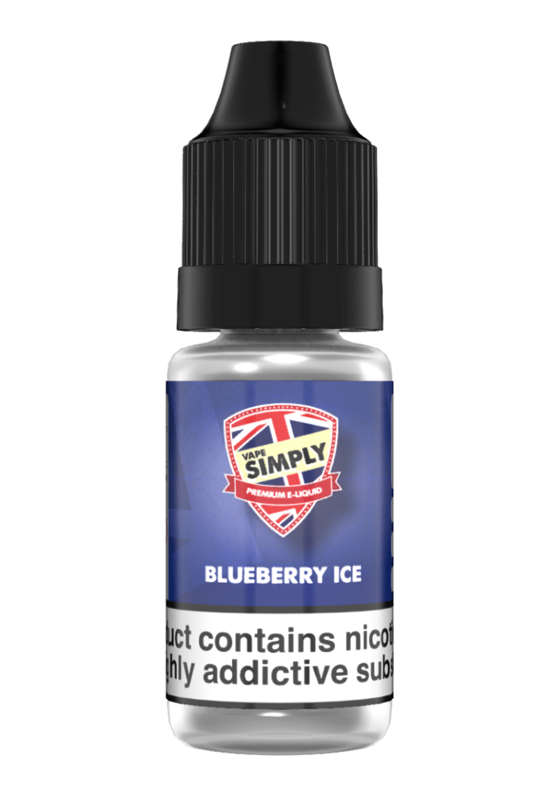 Product Image of Blueberry Ice TPD e-liquid by Vape Simply 10ml