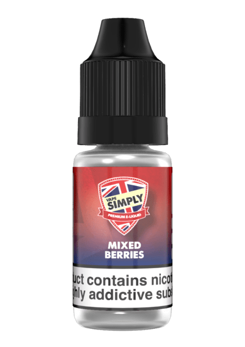 Product Image of Mixed Berries TPD e-liquid by Vape Simply 10ml