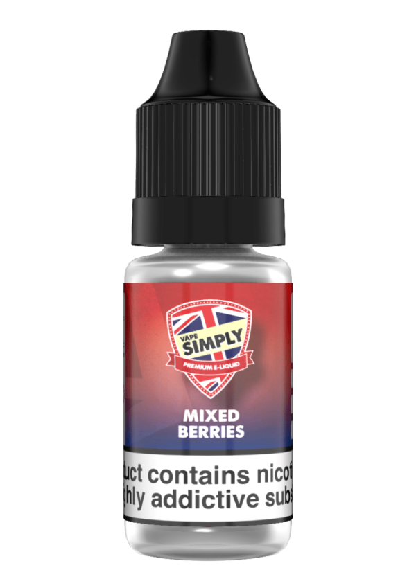 Product Image of Mixed Berries TPD e-liquid by Vape Simply 10ml