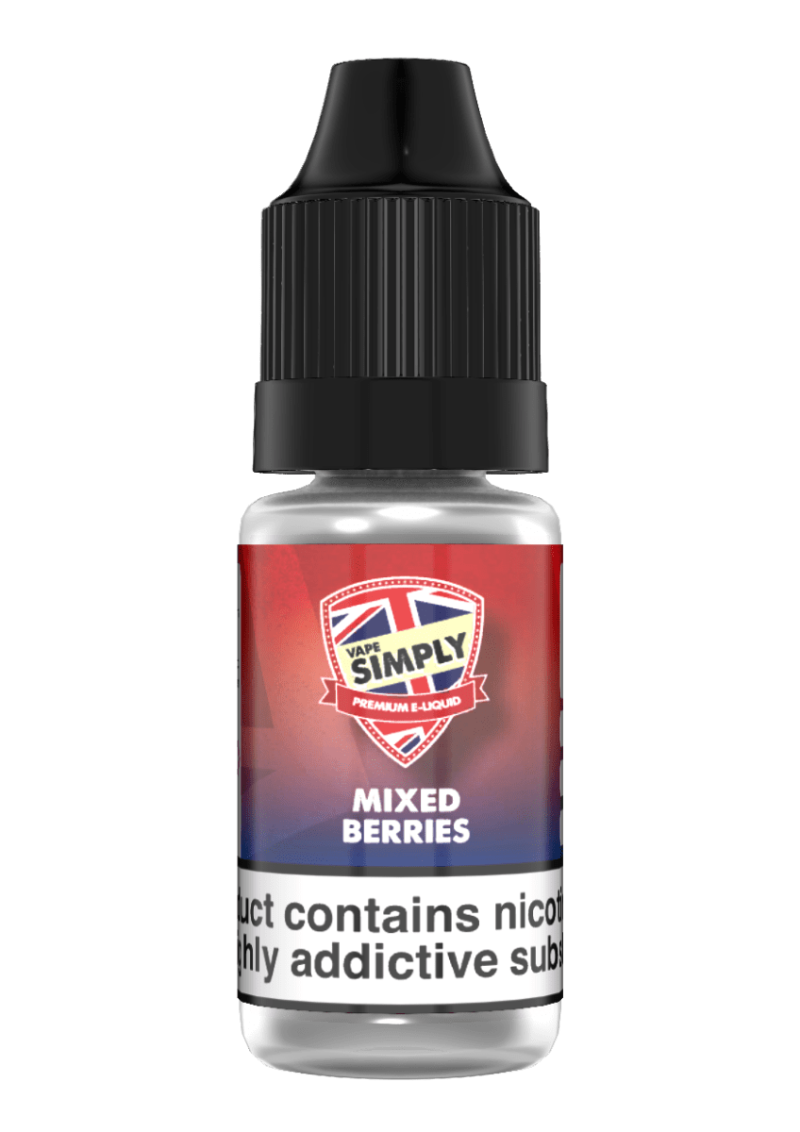 Product Image of Mixed Berries TPD e-liquid by Vape Simply 10ml