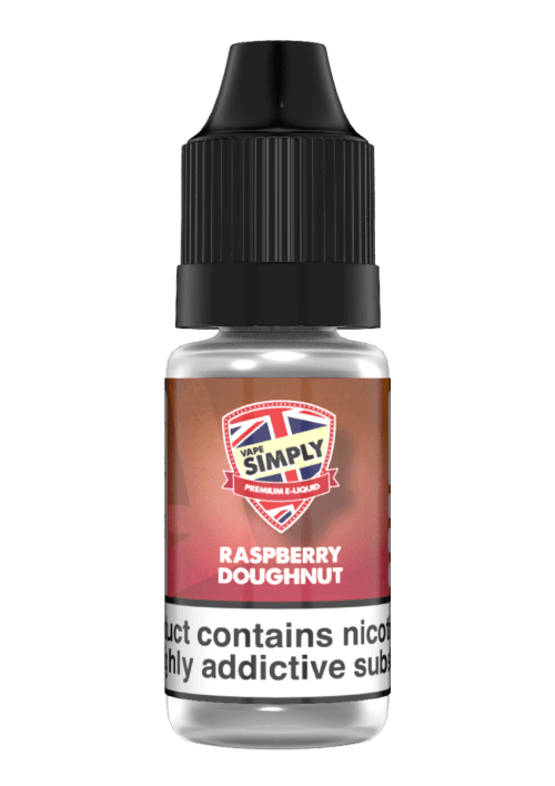 Product Image of Raspberry Doughnut TPD e-liquid by Vape Simply 10ml