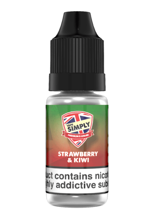 Product Image of Strawberry & Kiwi TPD E-liquid by Vape Simply 10ml