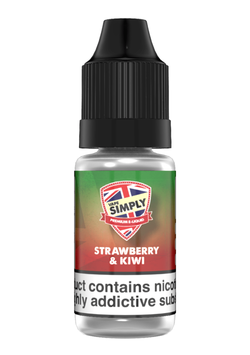 Product Image of Strawberry & Kiwi TPD E-liquid by Vape Simply 10ml