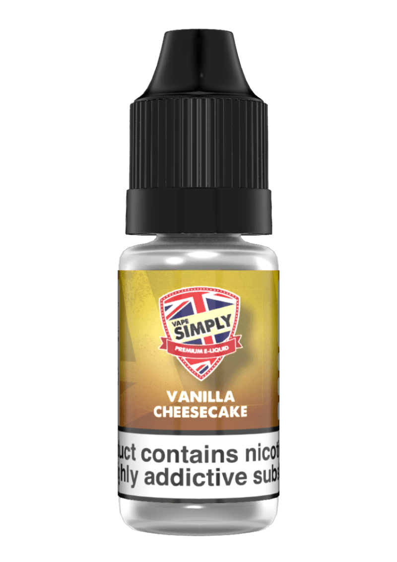 Vanilla Cheesecake TPD e-liquid by Vape Simply 10ml