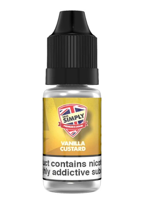 Product Image of Vanilla Custard TPD e-liquid by Vape Simply 10ml