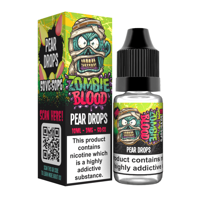 Product Image of Pear Drops TPD E-liquid by Zombie Blood E-liquid 10ml