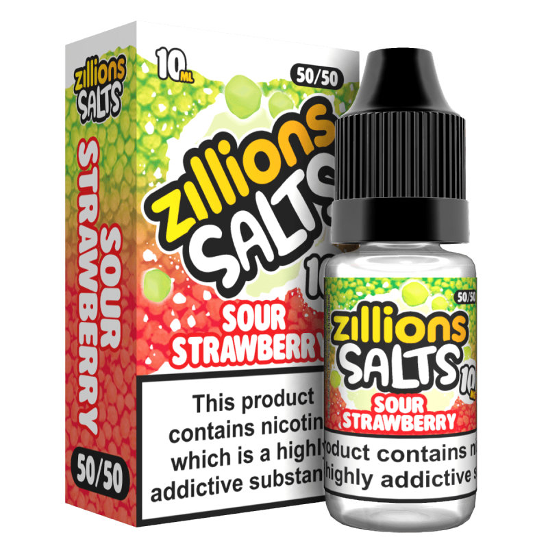 Product Image of Strawberry Nic Salts E-liquid by Zillions 10ml