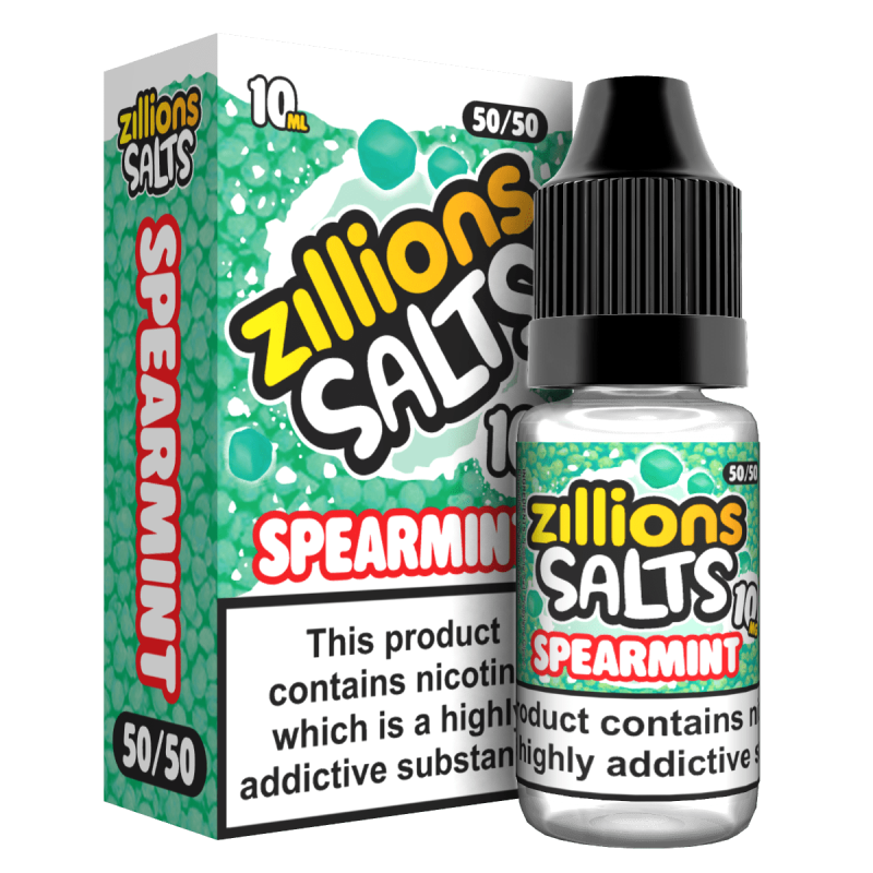 Product Image of Spearmint Nic Salts E-liquid by Zillions 10ml