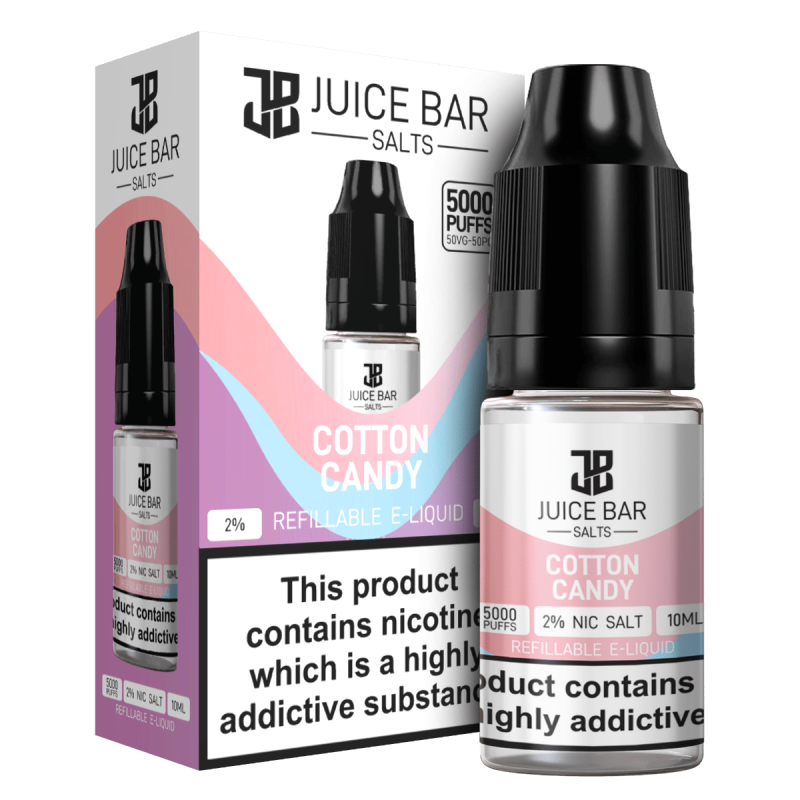 Product Image of Cotton Candy Nic Salts E-liquid by Juice Bar 10ml