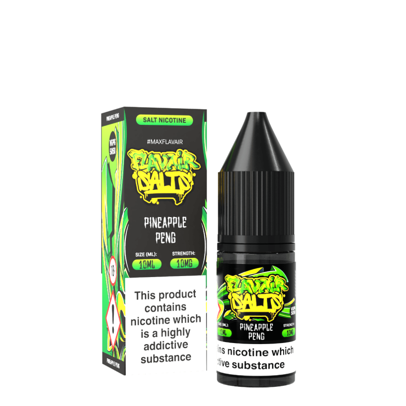 Product Image of Pineapple Peng Nic Salts E-liquid by Flavair 10ml