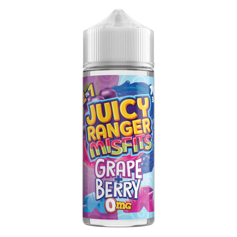 Product Image of Grape & Berry Shortfill E-liquid by Juicy Ranger Misfits 100ml