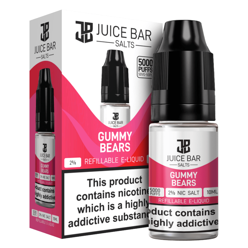 Product Image of Gummy Bear Nic Salts E-liquid  By Juice bar 10ml