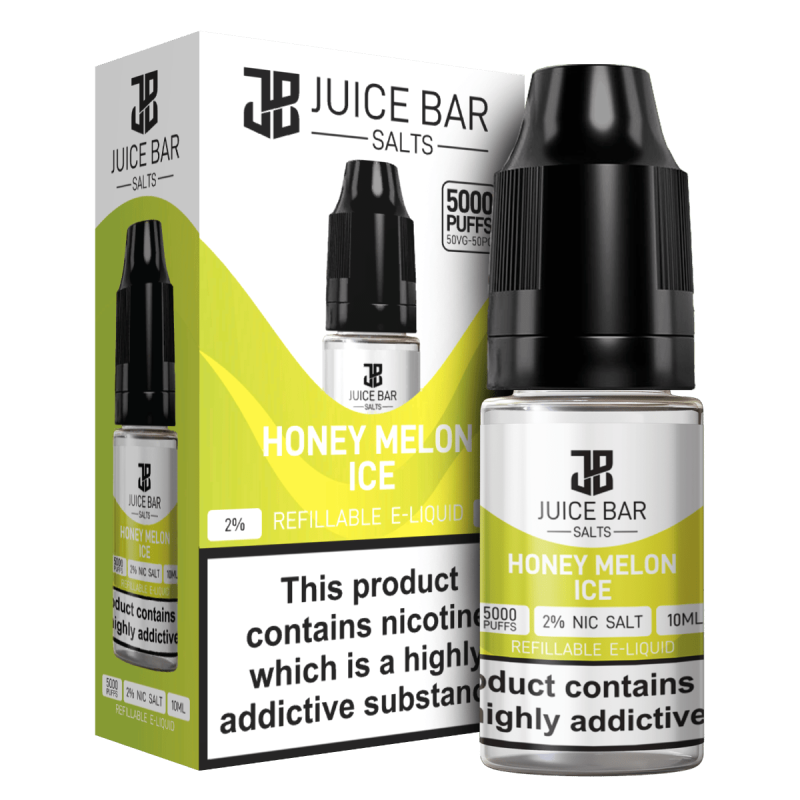 Product Image of Honey Melon Ice Nic Salts E-liquid By Juice Bar 10ml