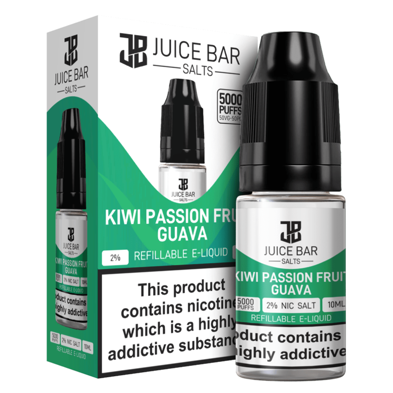 Product Image of Kiwi Passion Fruit Guava Nic Salts By Juice Bar 10ml