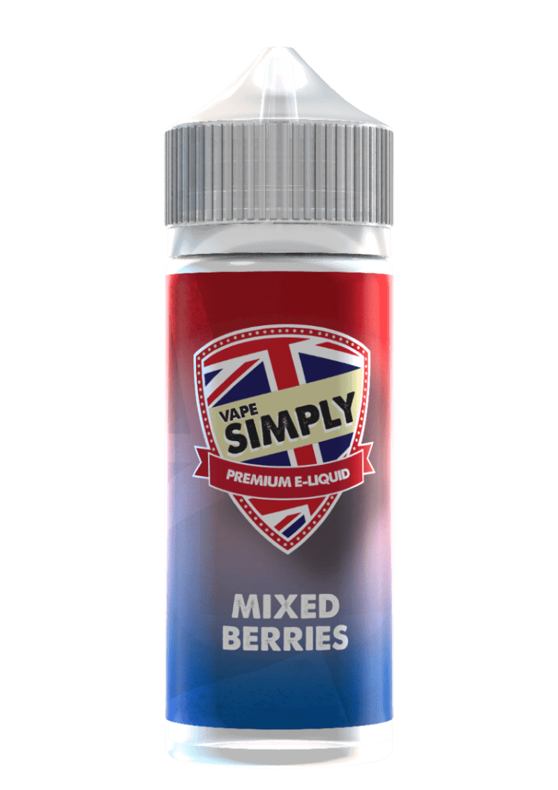 Product Image of Mixed Berries Shortfill E-liquid by Vape Simply 100ml