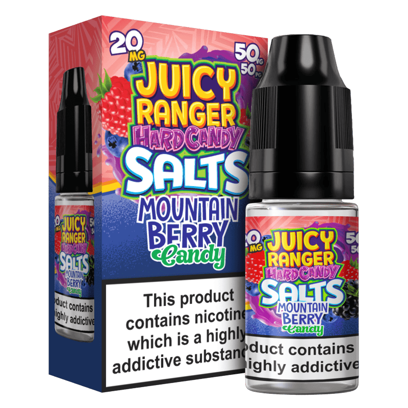 Product Image of Mountain Berry Nic Salts E-liquid by Juicy Ranger Hard Candy 10ml