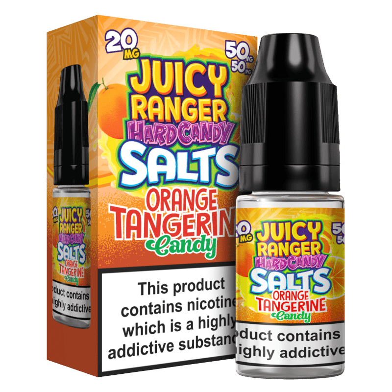 Product Image of Orange Tangerine Nic Salts E-liquid by Juicy Ranger Hard Candy 10ml