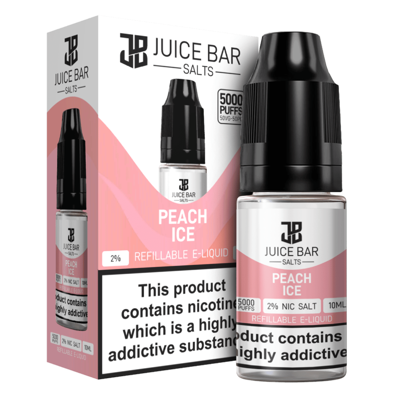 Product Image of Peach Ice Nic Slats E-liquid by Juice Bar 10ml