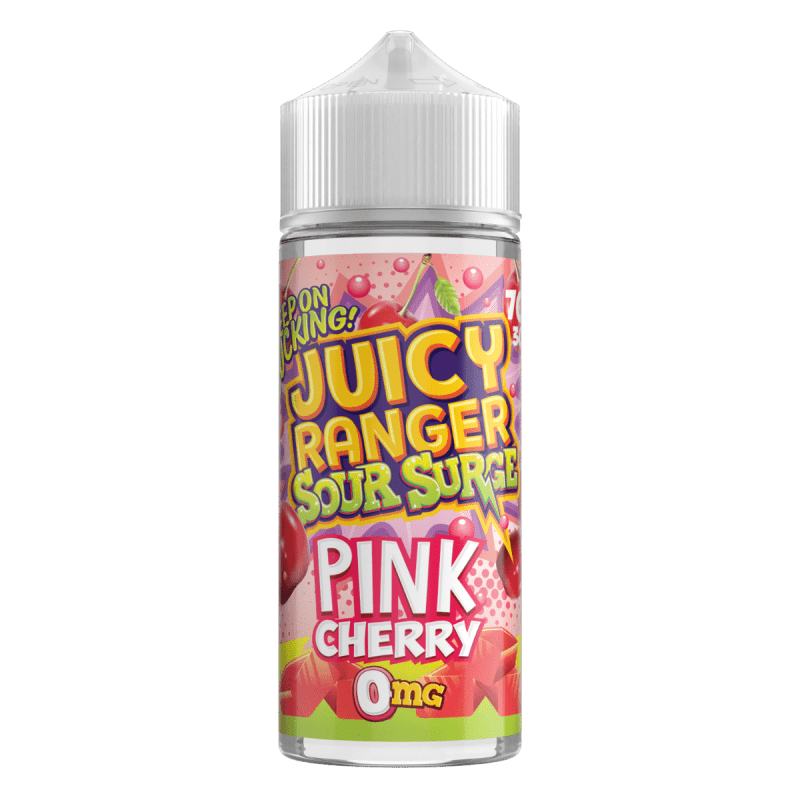 Product Image of Pink Cherry Shortfill E-liquid by Juicy Ranger Sour Surge 100ml