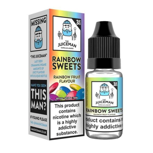 Product Image of Rainbow Sweet TPD E-liquid by The Juiceman 10ml