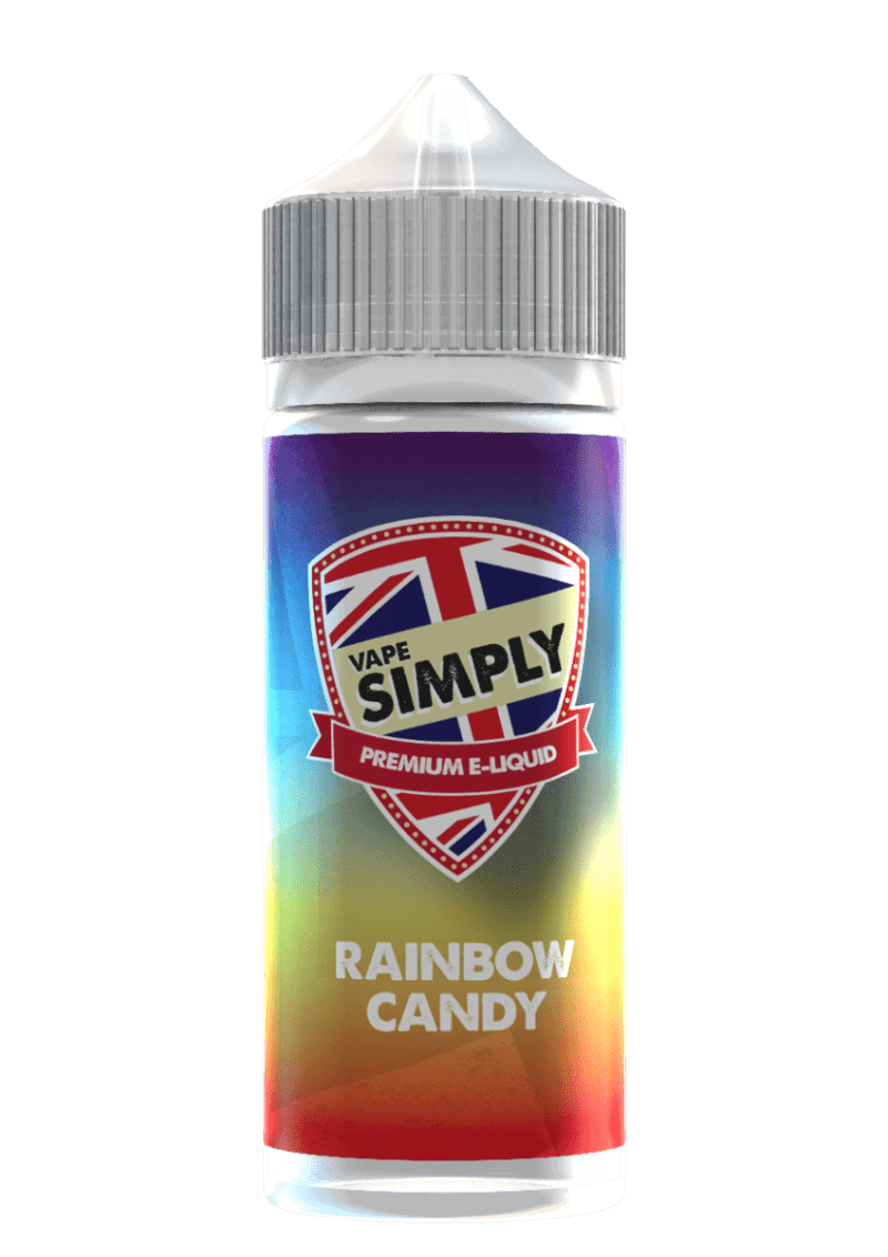 Product Image of Rainbow Candy Shortfill E-liquid by Vape Simply 100ml