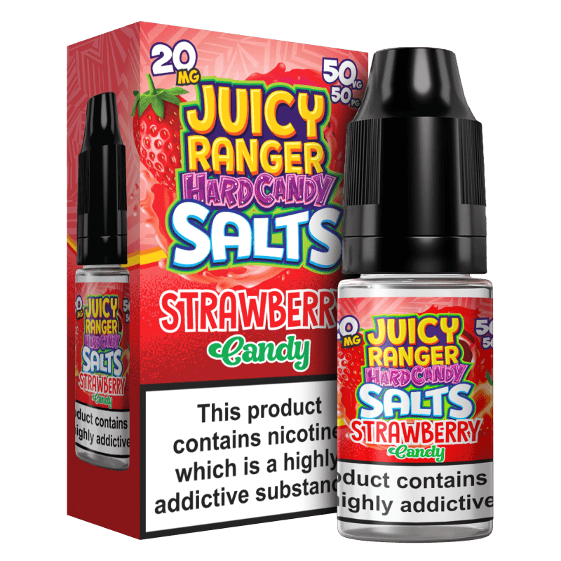 Product Image of Strawberry Nic Salts E-liquid by Juicy Ranger Hard Candy 10ml