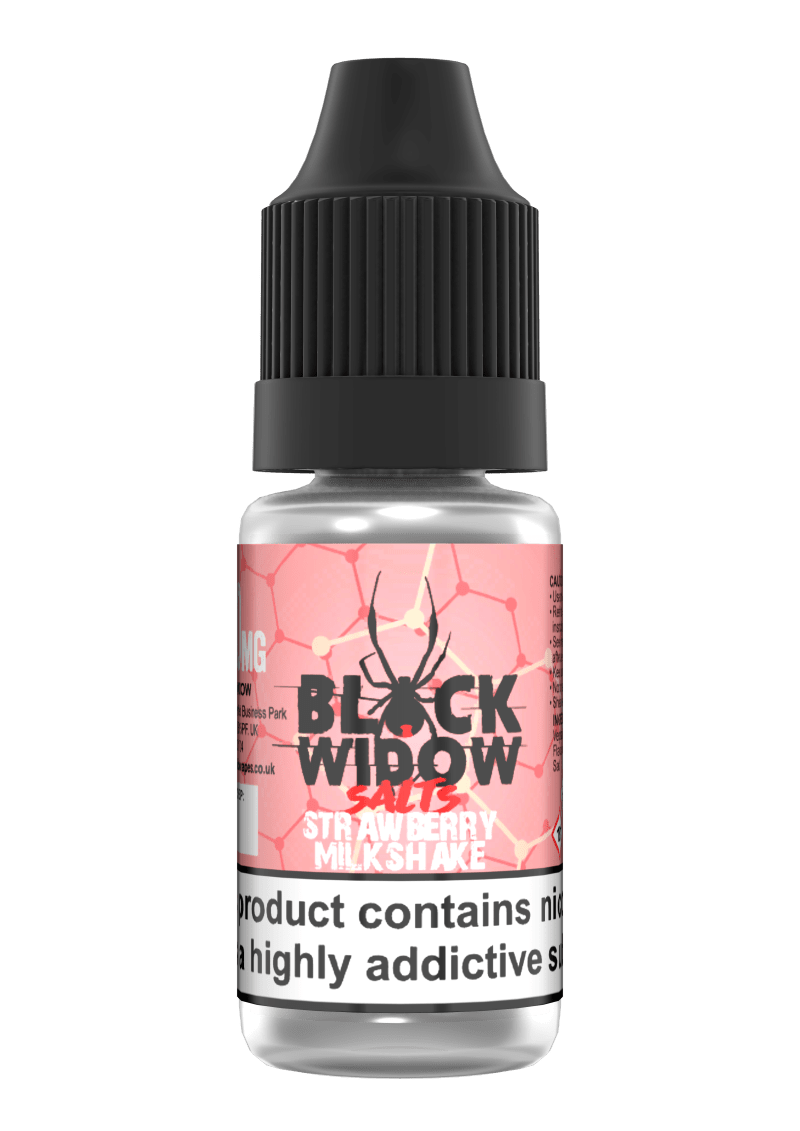 Product Image of Strawberry Milkshake Nic Salts E-liquid by Black Widow 10ml