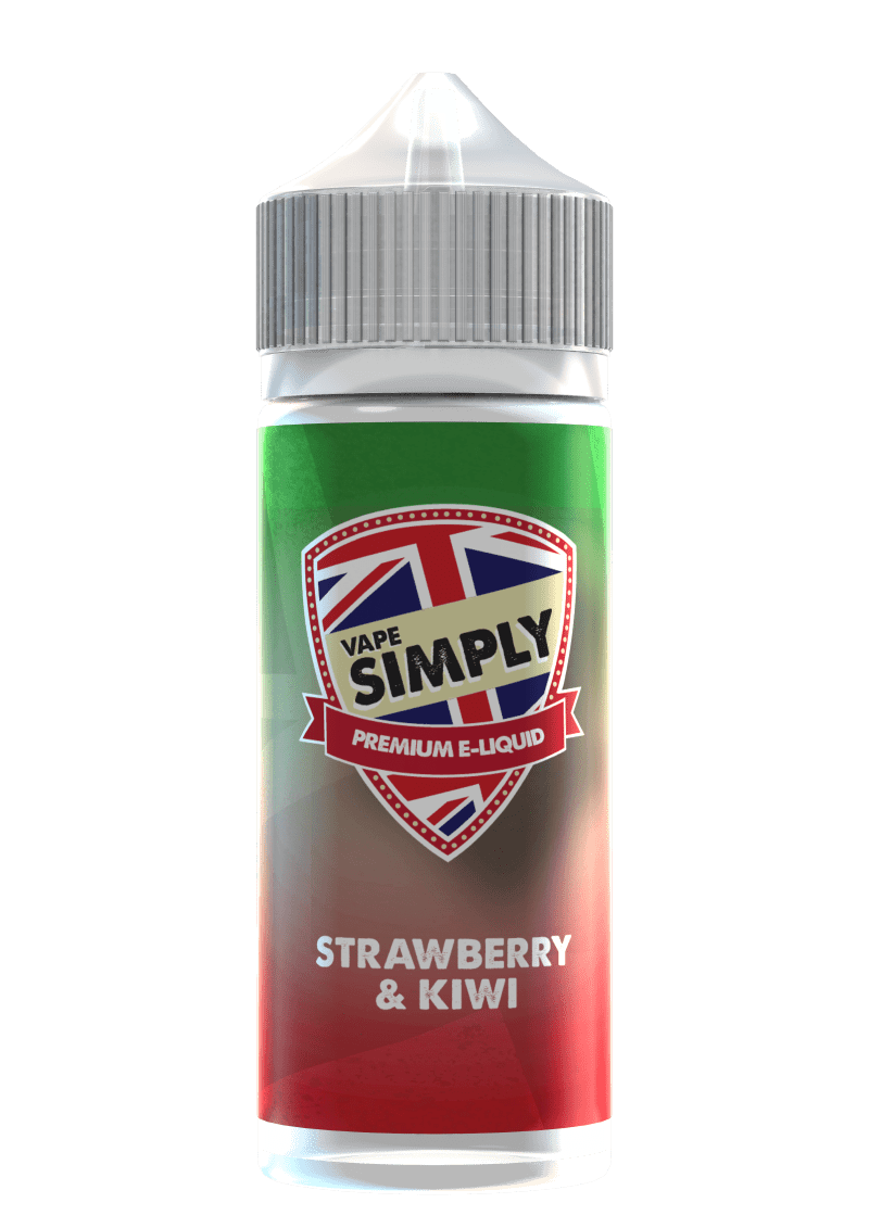 Product Image of Strawberry & Kiwi Shortfill E-liquid by Vape Simply 100ml