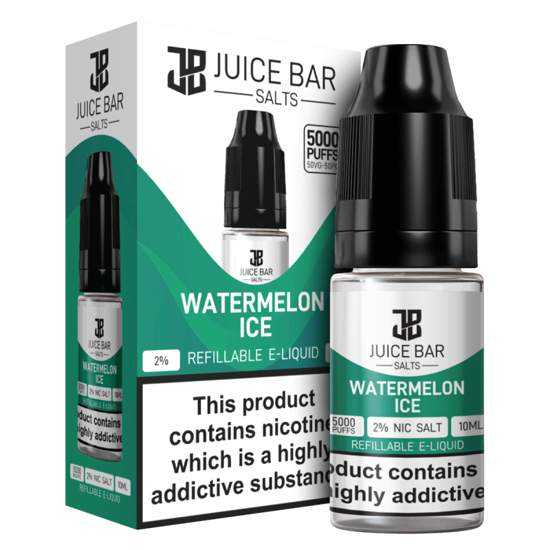 Product Image of Watermelon Ice Nic Salts E-liquid By Juice Bar 10ml