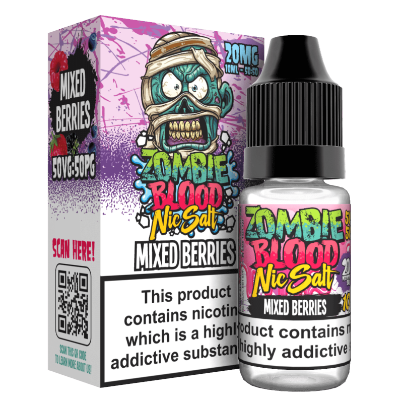 Product Image of Mixed Berries Nic Salts By Zombie Blood 10ml