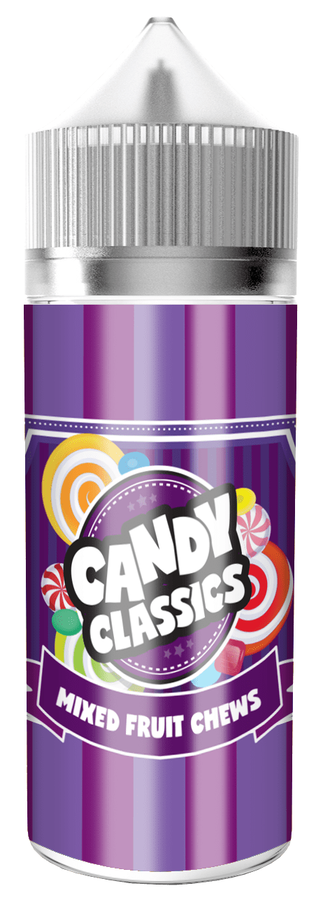 Product Image of MIXED FRUIT CHEWS SHORTFILL E-LIQUID BY CANDY CLASSICS 100ML