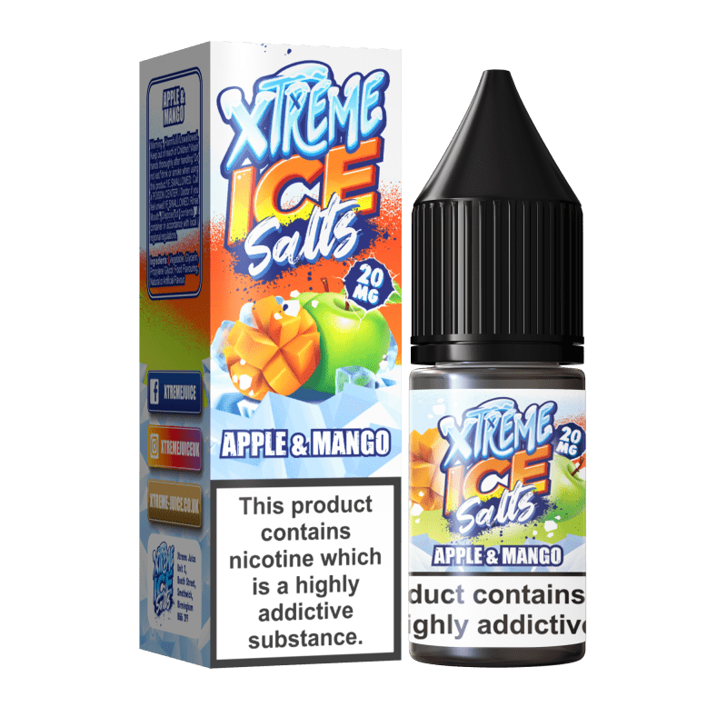 Product Image of APPLE & MANGO NIC SALTS NIC E-LIQUID BY EXTREME ICE10ML