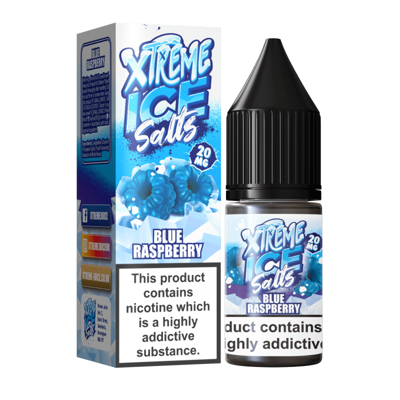 Product Image of BLUE RASPBERRY NIC SALTS NIC E-LIQUID BY BUDDHA VAPES 10ML