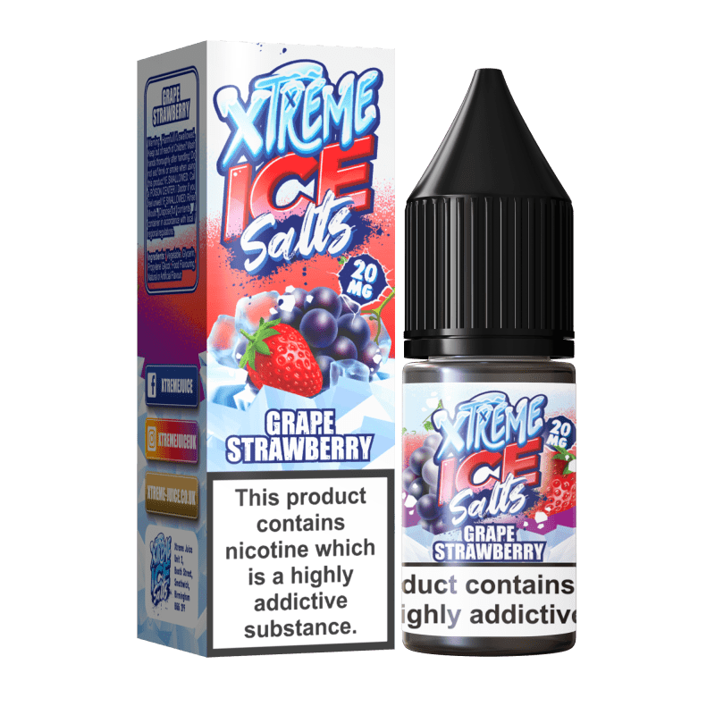 Product Image of GRAPE STRAWBERRY NIC SALTS NIC E-LIQUID BY BUDDHA VAPES 10ML